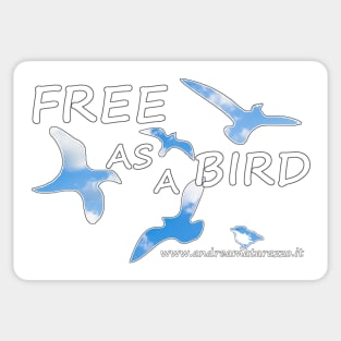 Free as a Bird Sticker